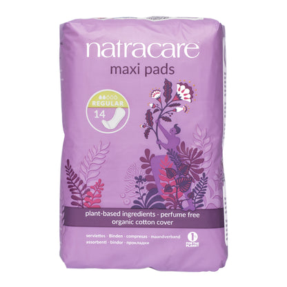 natracare maxi pads regular pack