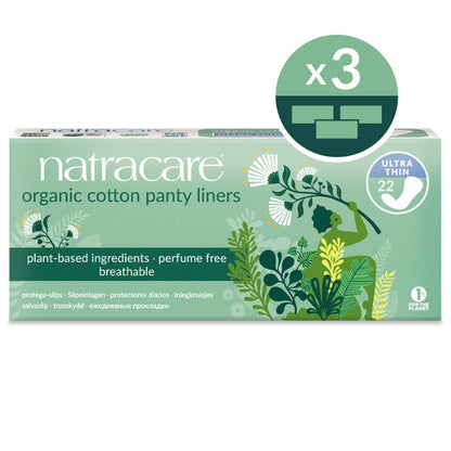 Slipeinlagen Ultradünn aus Bio-Baumwolle